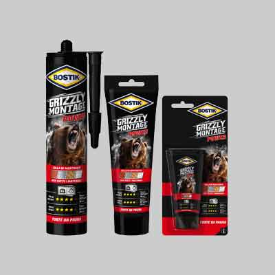 COLLA DI MONTAGGIO 'GRIZZLY MONTAGE' gr 370 - Cartuccia