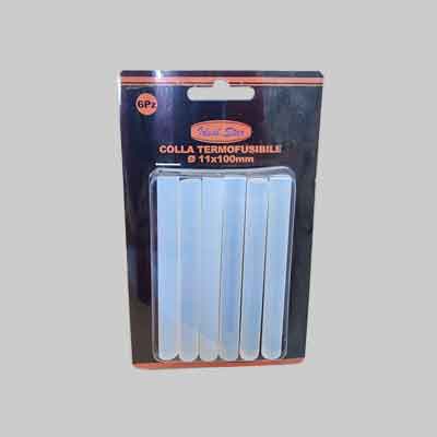 COLLA TERMOFUSIBILE IDEAL STAR Ø 7 x mm 100   Blister 6 pezzi