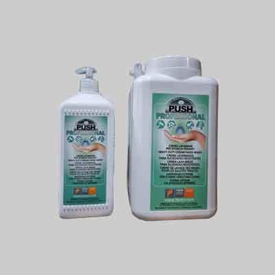 PASTA BIANCA ABRASIVA 'PUSH PROFESSIONAL' lt 5 con dosatore