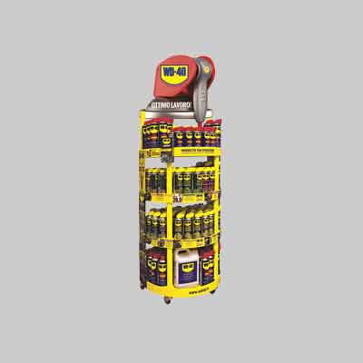 ESPOSITORE DA TERRA 'UNIVERSAL + SPECIALIST' WD-40 VUOTO 165 Posti