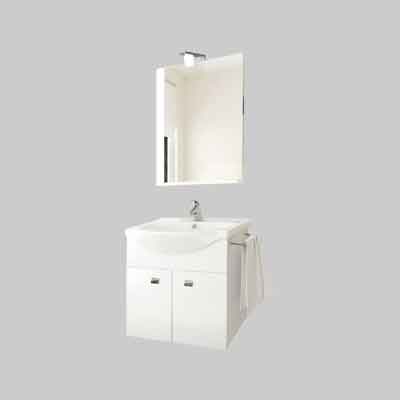 MOBILE BAGNO SOSPESO 'EMMA 55'  cm 56,5x42,5x137h