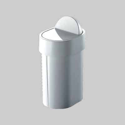 PORTARIFIUTI ''JUNIOR'' lt 4,80 - Colore bianco