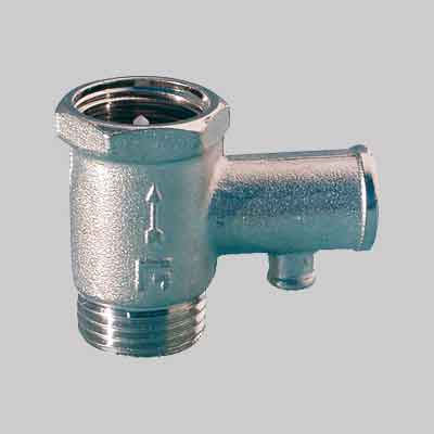 VALVOLA DI SICUREZZA PER SCALDACQUA 1/2" M.F