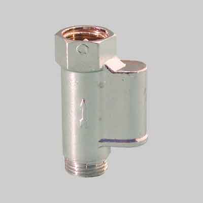 VALVOLA DI SICUREZZA PER SCALDACQUA VERTICALE 1/2" M.F