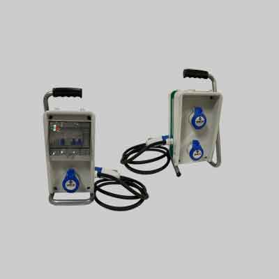 QUADRO DI DISTRIBUZIONE CON CAVALLETTO cm 15,6x18,5x33,8h
