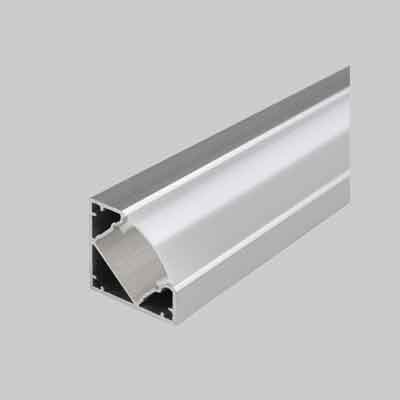 CANALINA PER STRIP LED '5103' mm 19x19, Larghezza interna max. mm 12,1  - Barra 2 mt