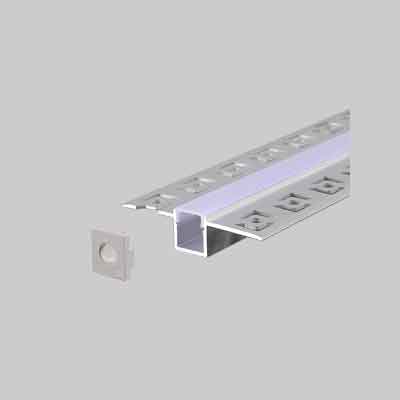 CANALINA PER STRIP LED '5162' mm 12x13,3 - Barra 2 mt