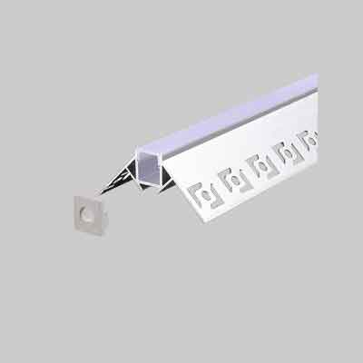 CANALINA PER STRIP LED '5165' mm 12x22  - Barra 2 mt