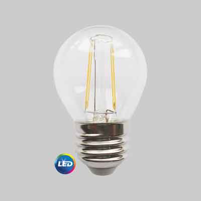 LAMPADA LED A FILAMENTO MOD.''SFERA'' E27 4W - 400Lm - 2700K