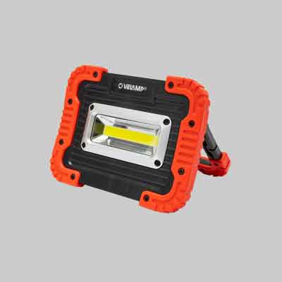 PROIETTORE A LED COB PORTATILE A PILE 5 W - 500Lm - 6000K