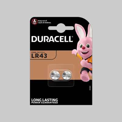 PILA PER L'ELETTRONICA 'LR43' Blister 2 pezzi
