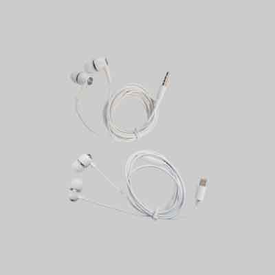 AURICOLARE CON FILO 10 Mw - cm 120 - Attacco Type C