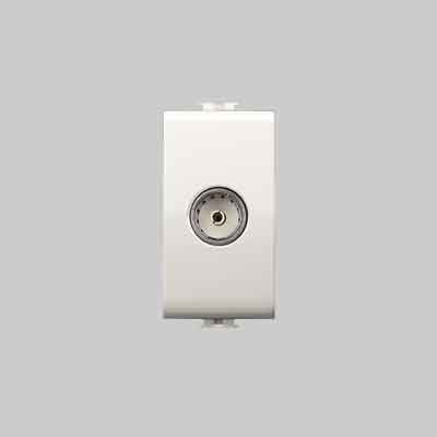 PRESA COASSIALE TV 'EASY' Bianco