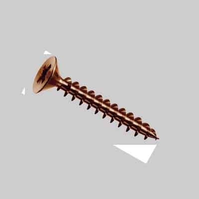 VITE PER LEGNO TSP BRONZATA mm 6,0x60 (cartone 200 pz)