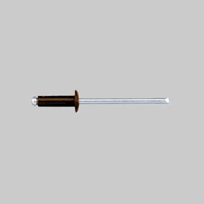 RIVETTO A STRAPPO ''TESTA DI MORO'' mm 4,0x12 (cartone 100 pz)