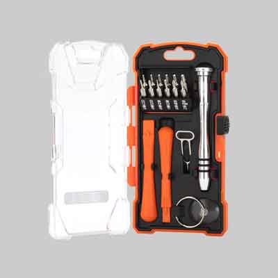KIT RIPARAZIONE PER SMARTPHONE E PC 'PG17A' 17 pezzi