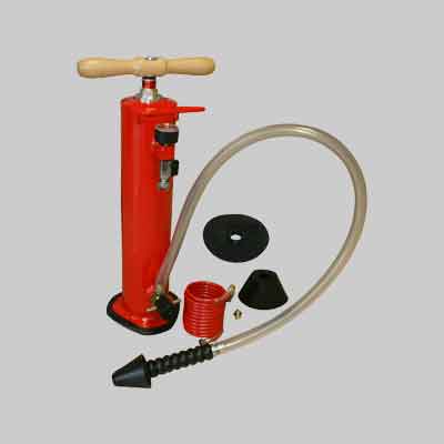 POMPA DISOSTRUENTE MANUALE Pressione max 8 bar