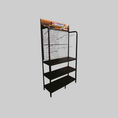 ESPOSITORE UTENSILERIA CON RIPIANI cm 100x40x170h