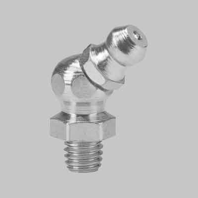 INGRASSATORE TIPO HYDRAULIK A 45° ''BLISTER'' M10x1 (cartone 10 pz)