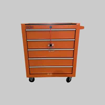 CARRELLO PORTA UTENSILI CON 5 CASSETTI cm 69x33x77,2h