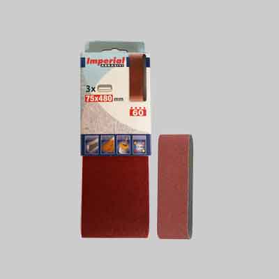 NASTRO ABRASIVO MM 75X480 Grana 80 - 3 pezzi