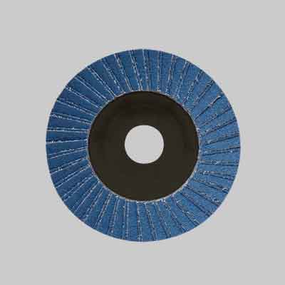 DISCO LAMELLARE ALLO ZIRCONIO Ø mm 115x22 - grana 100 (cartone 10 pz)