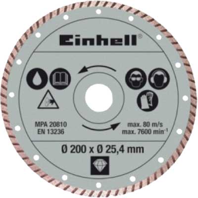 DISCO DIAMANTATO ''UNIVERSALE'' C/CONTINUA ''EINHELL'' Ø mm 200x2,2