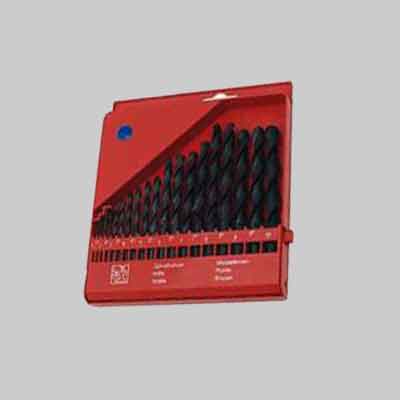 SERIE PUNTE ''RULLATE'' PER FERRO IN ASTUCCIO 19 pezzi - mm 1÷10