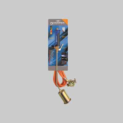 CANNELLO DA RISCALDO C/LEVA IN KIT KEMPER cm 63 - Bruciatore Ø mm 45 - Tubo 5 mt