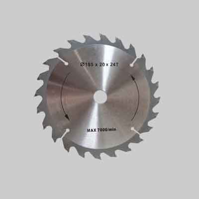 DISCO DI RICAMBIO PER SEGA CIRCOLARE IDEAL STAR Ø 185x20 mm - 24 Denti