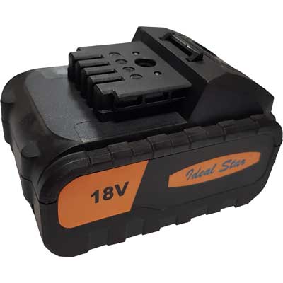 BATTERIA DI RICAMBIO PER SMERIGLIATRICE IDEAL STAR 18V 3.0 AH