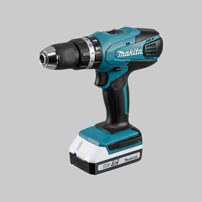 TRAPANO/AVVITATORE CON PERCUSSIONE A BATTERIA 'HP457DWE' MAKITA 18V 1,5Ah