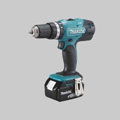 TRAPANO/AVVITATORE CON PERCUSSIONE A BATTERIA 'DHP453RFE' MAKITA 18V 3,0Ah
