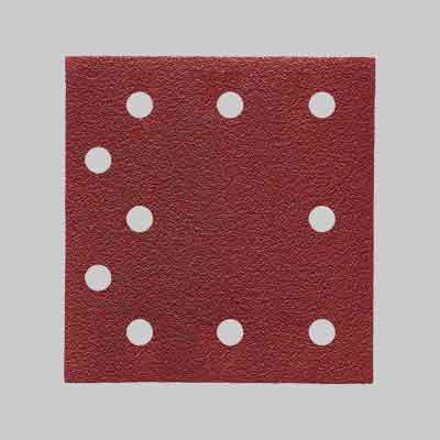 CARTA ABRASIVA CON VELCRO AEG Grana 60 - conf. 10 pezzi