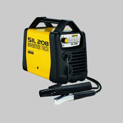 SALDATRICE AD ELETTRODO INVERTER ''SIL 208'' Campo di regolazione: 10-80 Amp