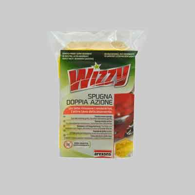 SPUGNA DOPPIA AZIONE 'WIZZY' AREXONS cm 17x11x7