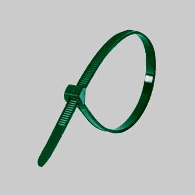 FASCETTA DI CABLAGGIO mm 4,8x290 - Verde (cartone 100 pz)