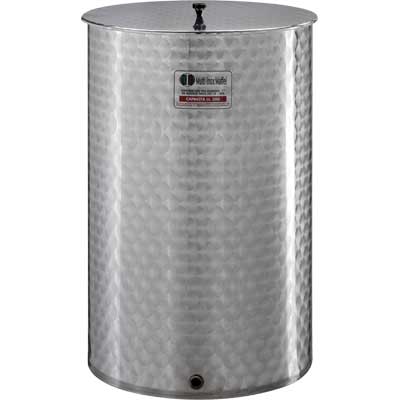 CONTENITORE PER ALIMENTI lt 300 - Ø mm 640xH 1040 - foro ¾"