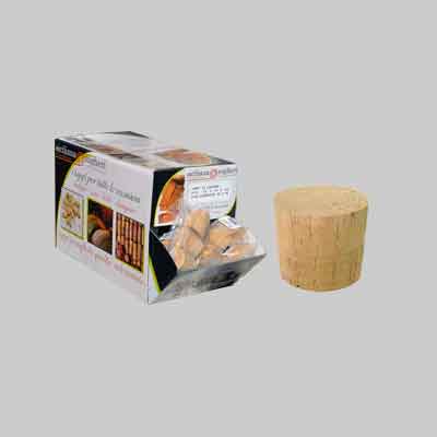 TAPPO SUGHERO PER DAMIGIANA 2 PEZZI mm 55x50 alto
