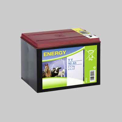 BATTERIA A SECCO PER ELETTRIFICATORI 9V - 130 Ah - durata 13000 ore