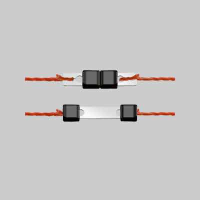 CONNETTORE PER FILO ELETTRIFICATO 'LITZCLIP' Conf. 10 pezzi