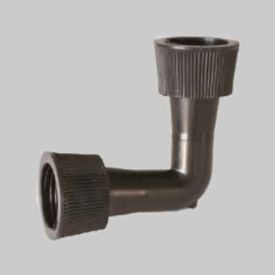 GOMITO CON GHIERA PER ALA G. Ø mm 16x16 (cartone 100 pz)