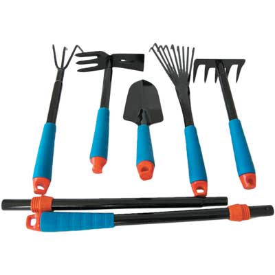 SET ATTREZZI DA GIARDINO 7 pezzi