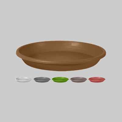 SOTTOVASO ''CILINDRO'' Ø cm 22 (vaso Ø 30) col.bianco