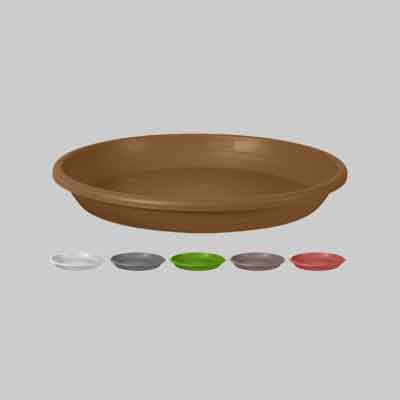 SOTTOVASO ''CILINDRO'' Ø cm 13 (vaso Ø 14-16) col.terracotta