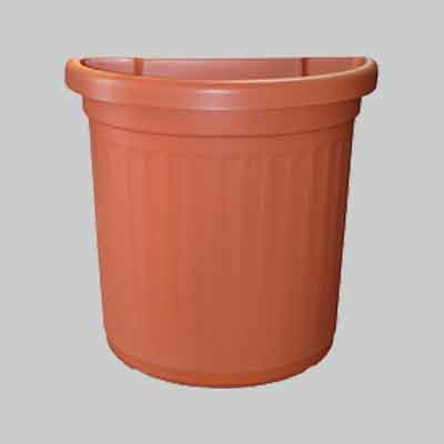 VASO A PARETE ''CRETA'' cm 25x50x50h