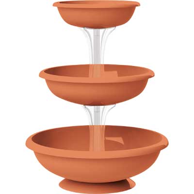 CIOTOLA ''FONTANA'' Ø cm 50x64h - colore terracotta