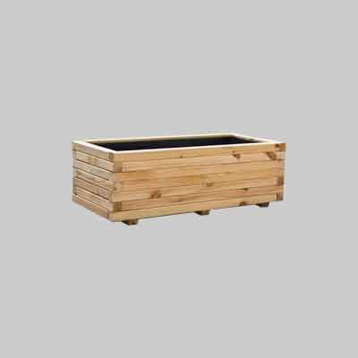 FIORIERA IN LEGNO cm 84x40x35h
