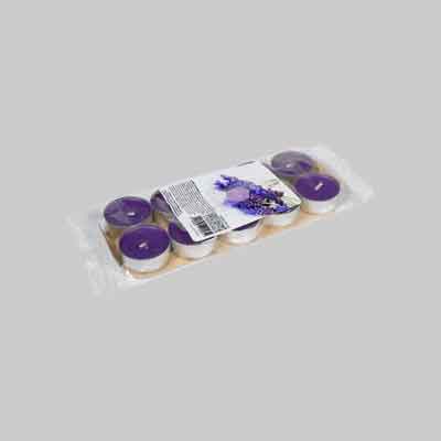 KIT CANDELE PROFUMATE 'TEALIGHT' Conf. 10 pezzi - Lavanda