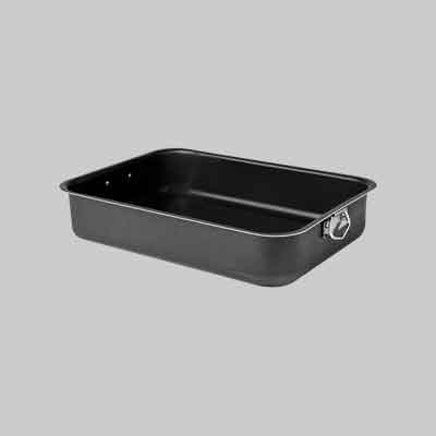 LASAGNERA CON ANELLO 'BLACK LINE' cm 25x20,5x6h
